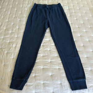 Crewcuts Girls size 8-9 ribbed navy joggers